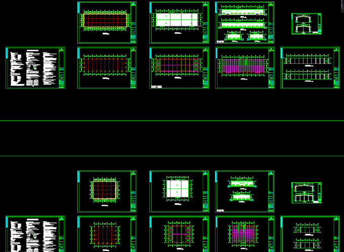 凤城钢结构厂房图纸