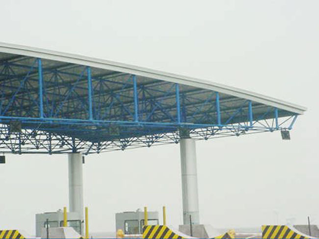 凤城收费站网架工程
